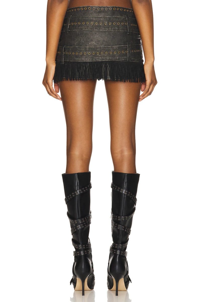 revolve Fringe Skirt - 4