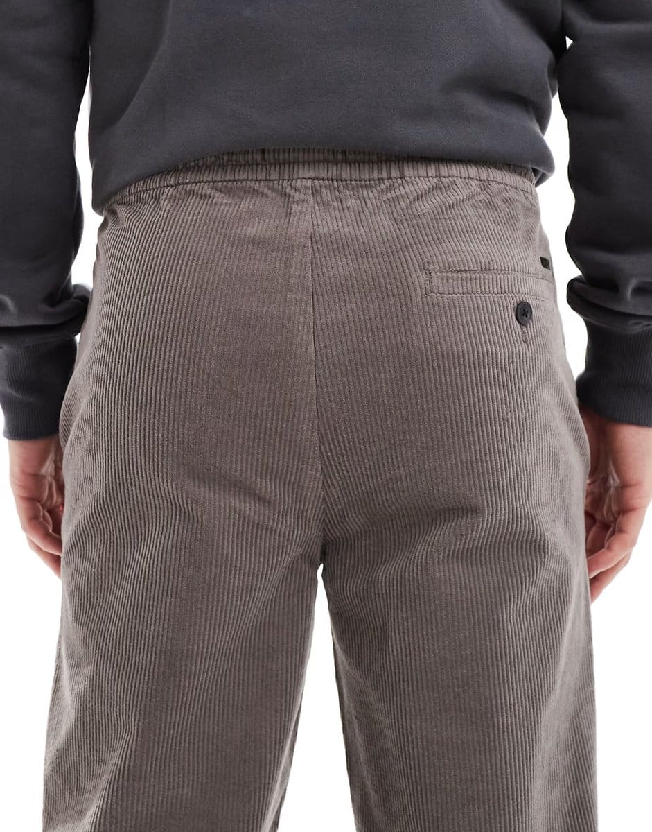 ASOS ONLY & SONS tapered cord trouser in light brown - 4