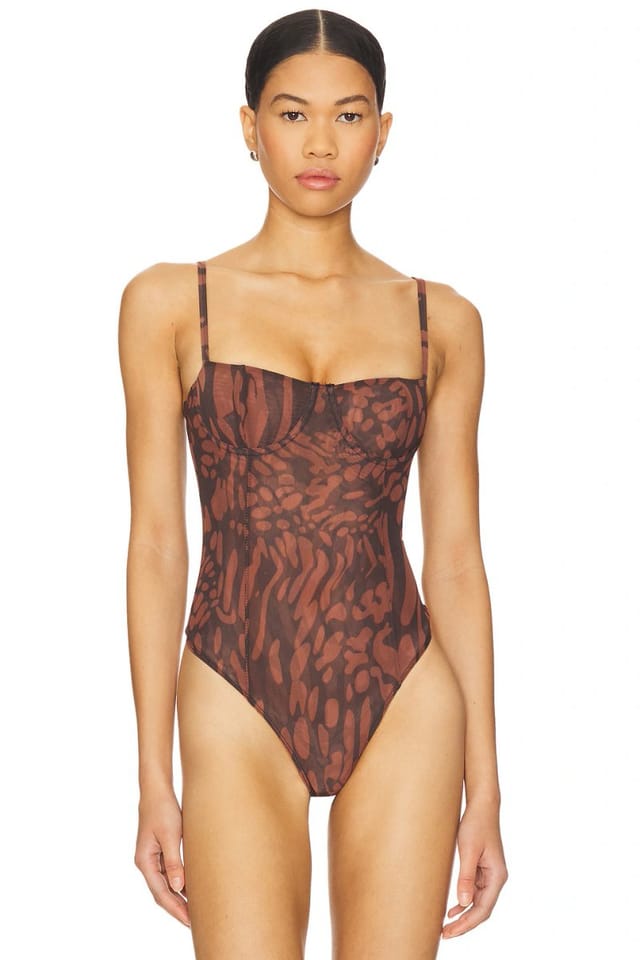 revolve Mesh Bustier Bodysuit - 3