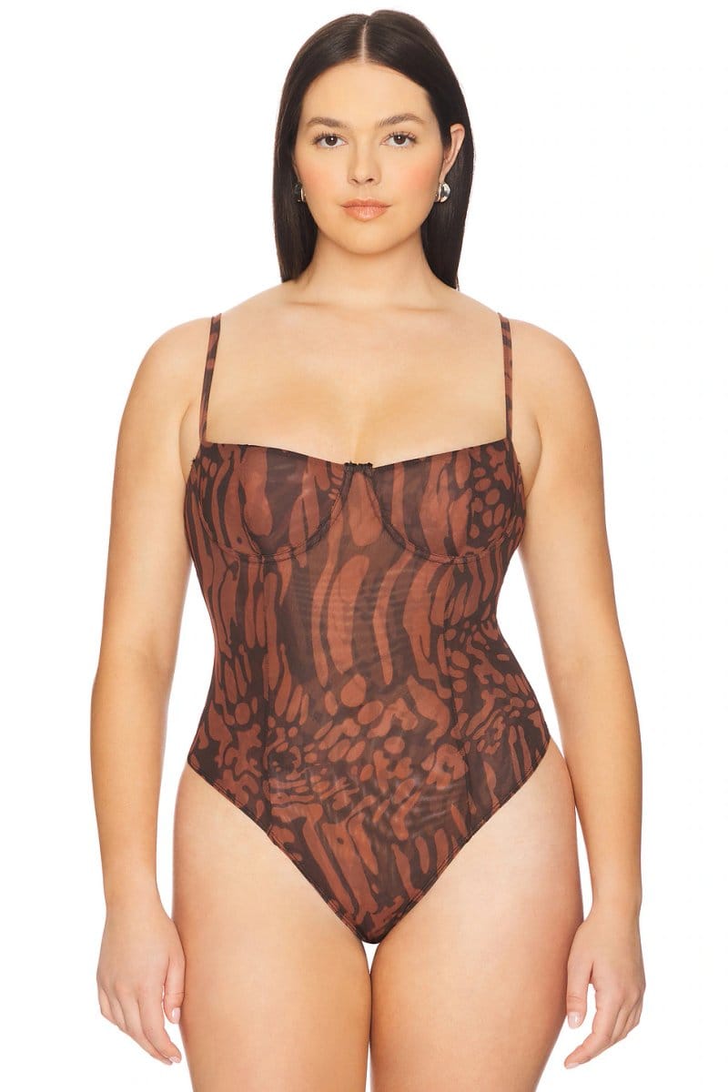 revolve Mesh Bustier Bodysuit - 4