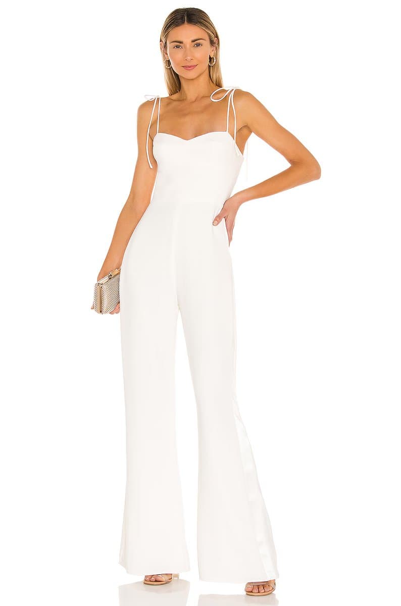revolve Champagne Jumpsuit