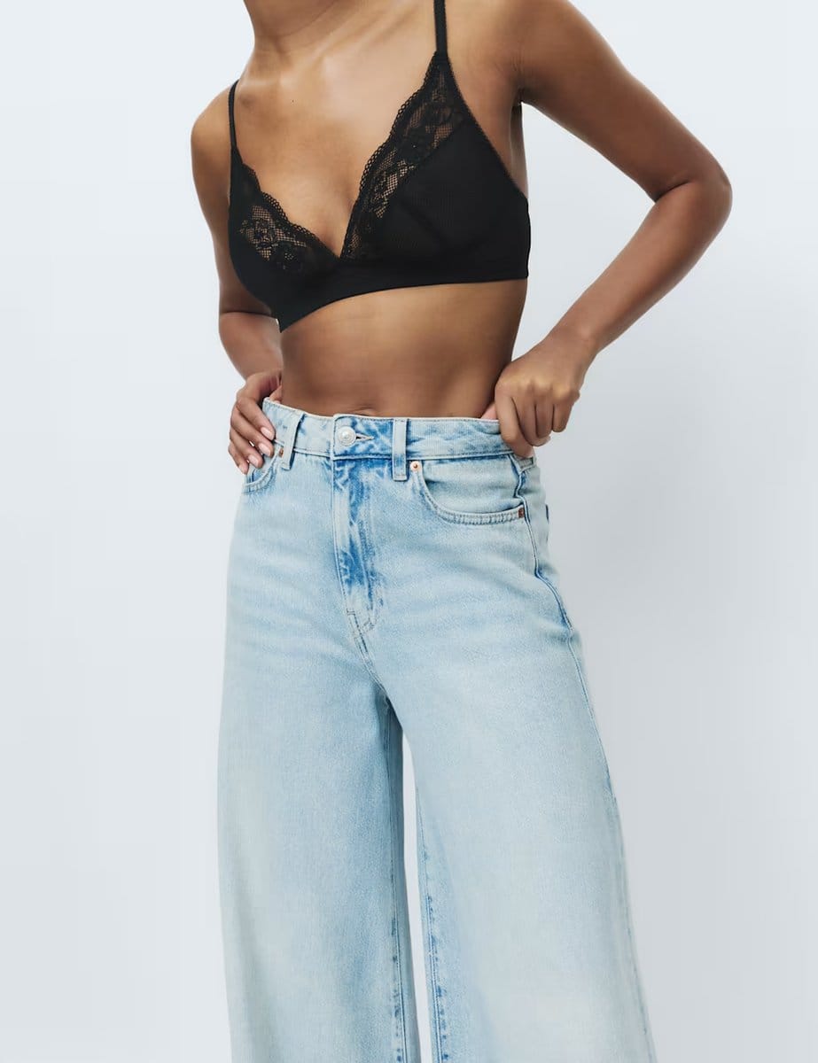 Marks & Spencer M&S Jasmine Lace Non Wired Plunge Bra (A-E) Black - 4