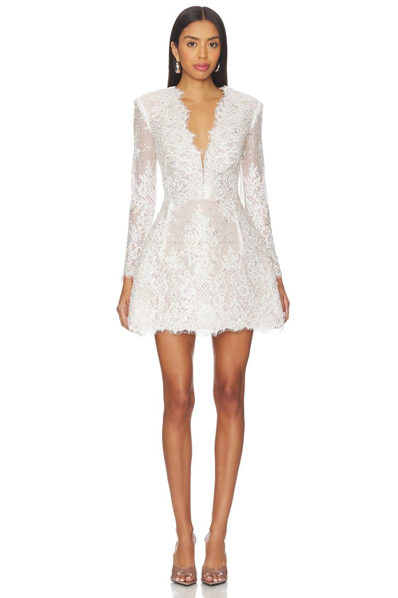 revolve Isabella Long Sleeve Mini Dress
