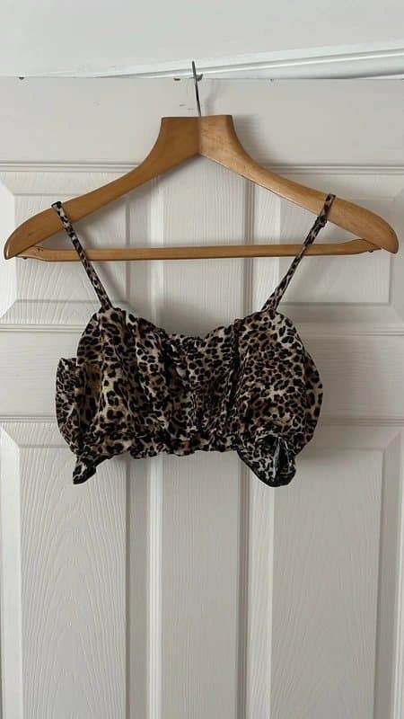 ASOS Cute, leopard print ASOS Luxe top