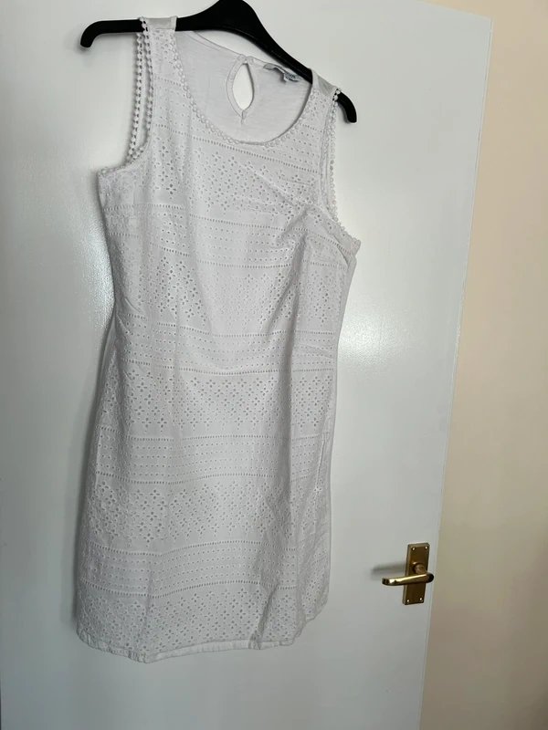 The Collection Debenhams Ladies white cotton dress and off white short jumpsuit - 3