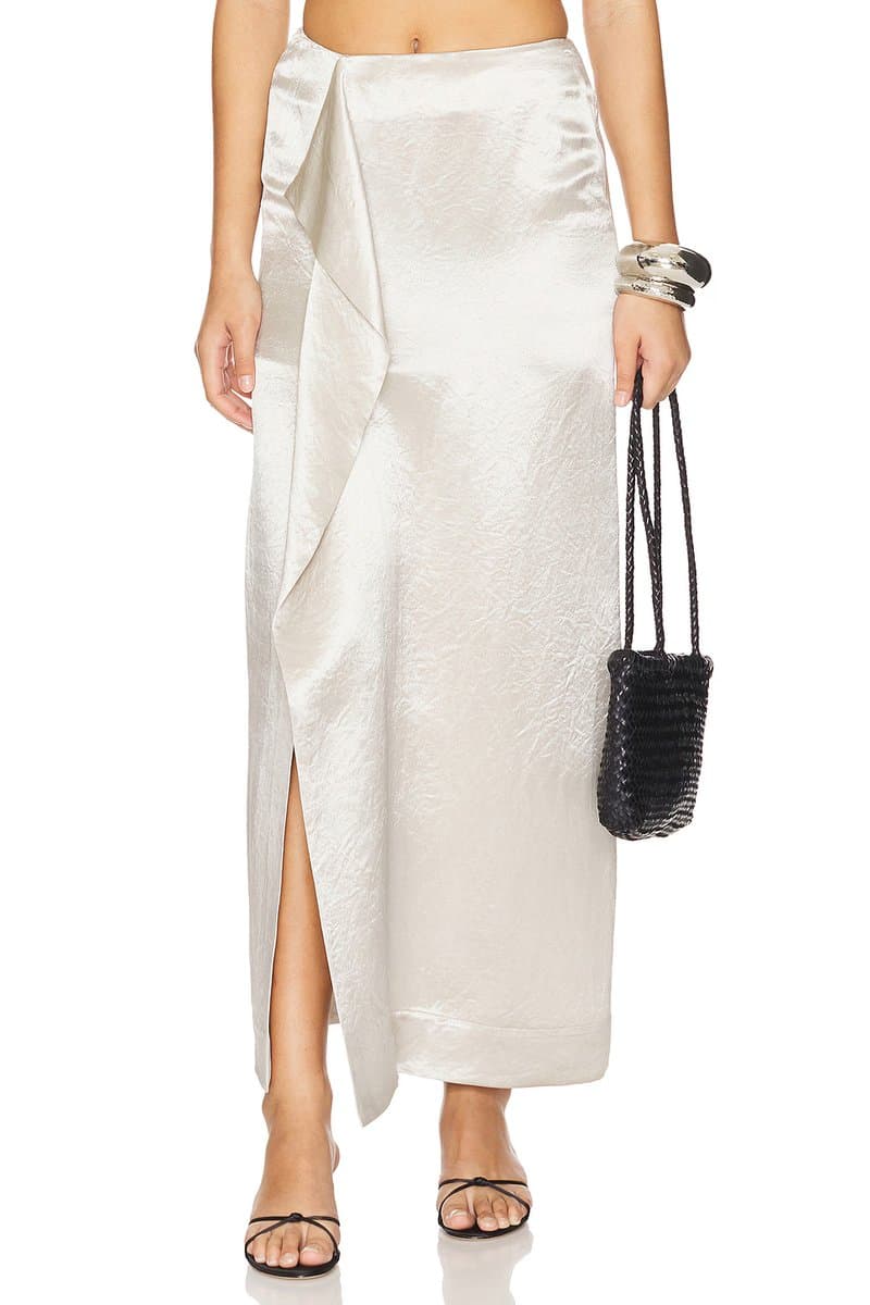 revolve Kobe Wrap Over Maxi Skirt