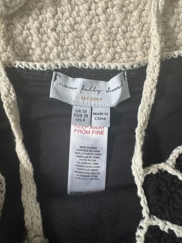 Never Fully Dressed NFD crochet swimsuit / bodysuit