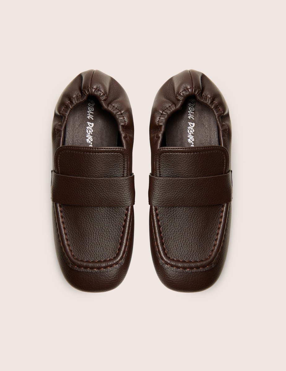 Public Desire Kelsy Brown Loafers - 2