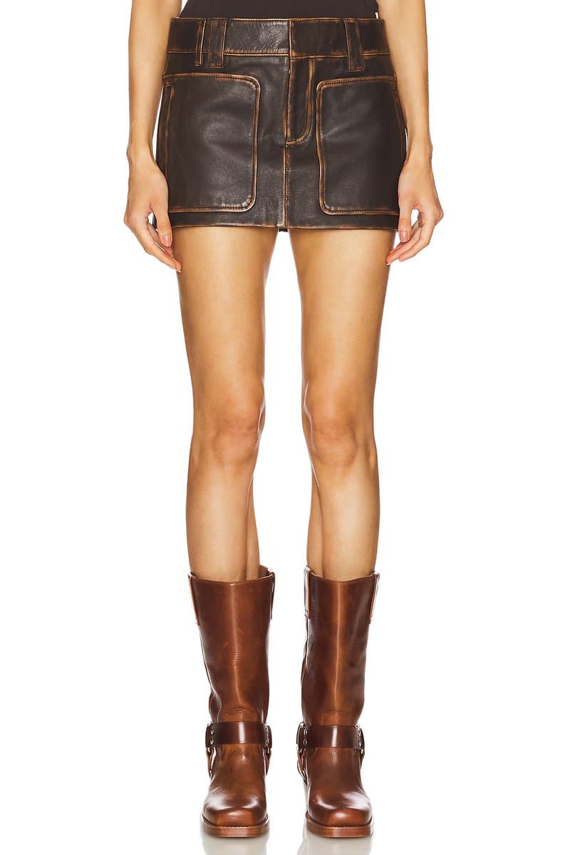revolve Patch Pocket Mini Skirt