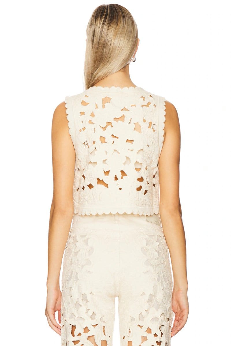 revolve Coralie Floral Cutout Vest - 4