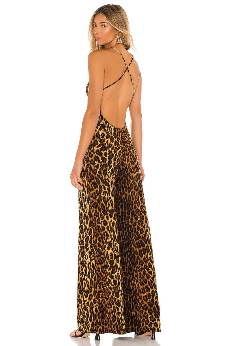 revolve Low Back Slip Jumpsuit