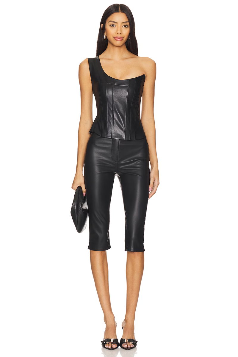 revolve x REVOLVE Jade Leather Corset - 4