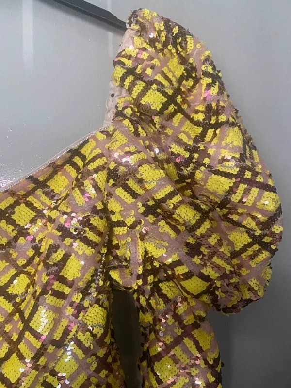 Asos luxe ASOS Luxe Mini Dress, Size 10  in Sequin Check Design