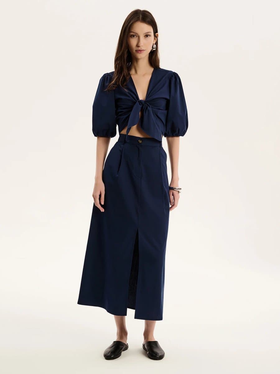 OMNES OMNES Karina Top in Navy