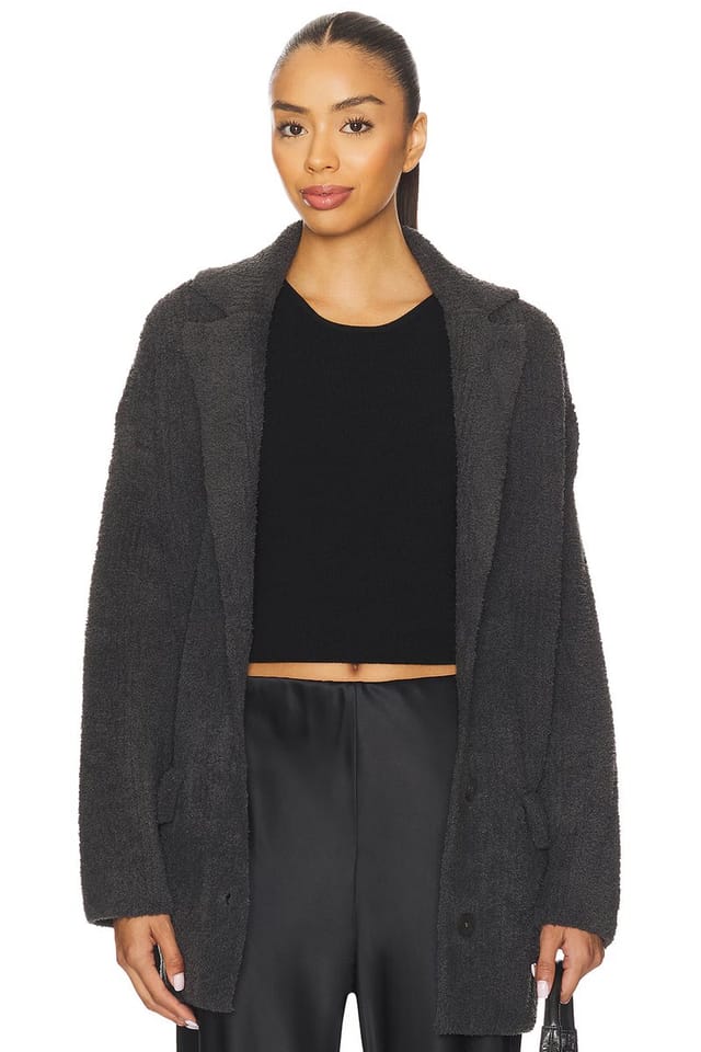 revolve CozyChic Rib Oversized Notch Collar Blazer - 2