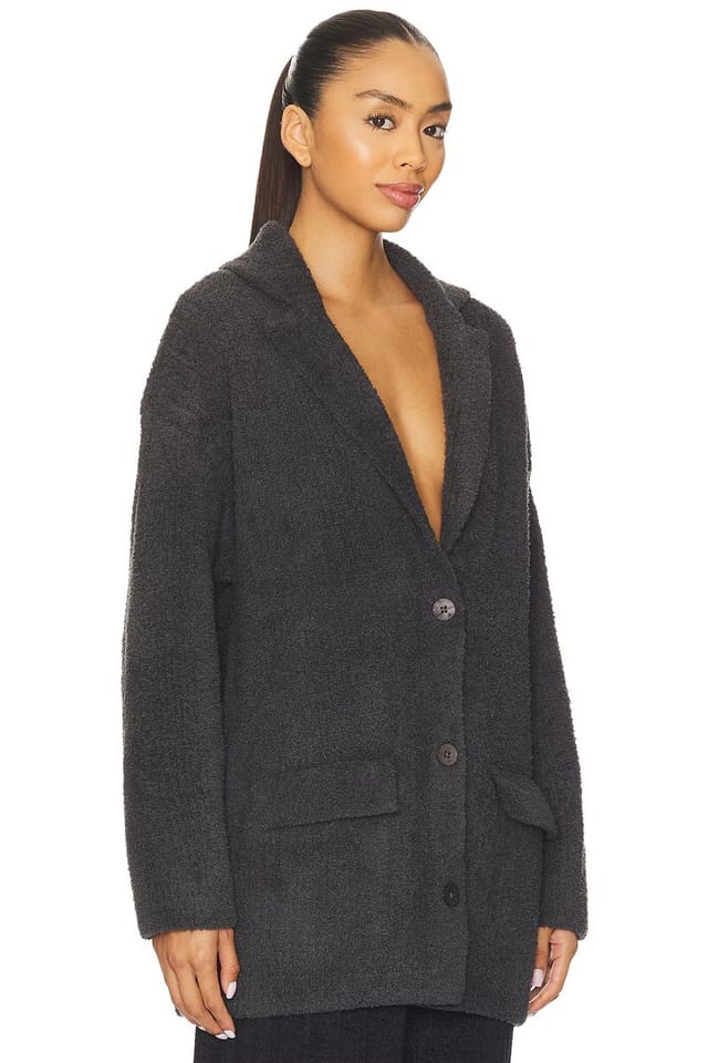 revolve CozyChic Rib Oversized Notch Collar Blazer - 3