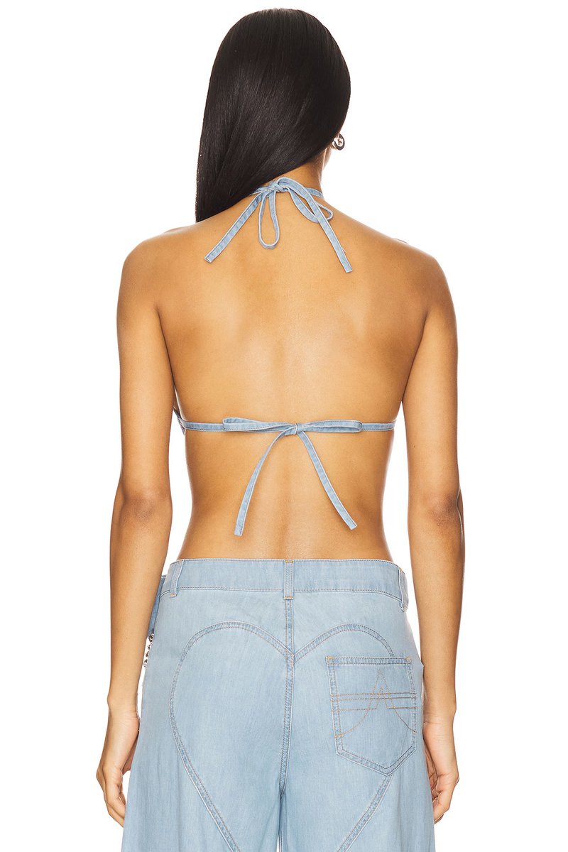 revolve Crystal Rosette Handkerchief Top - 4