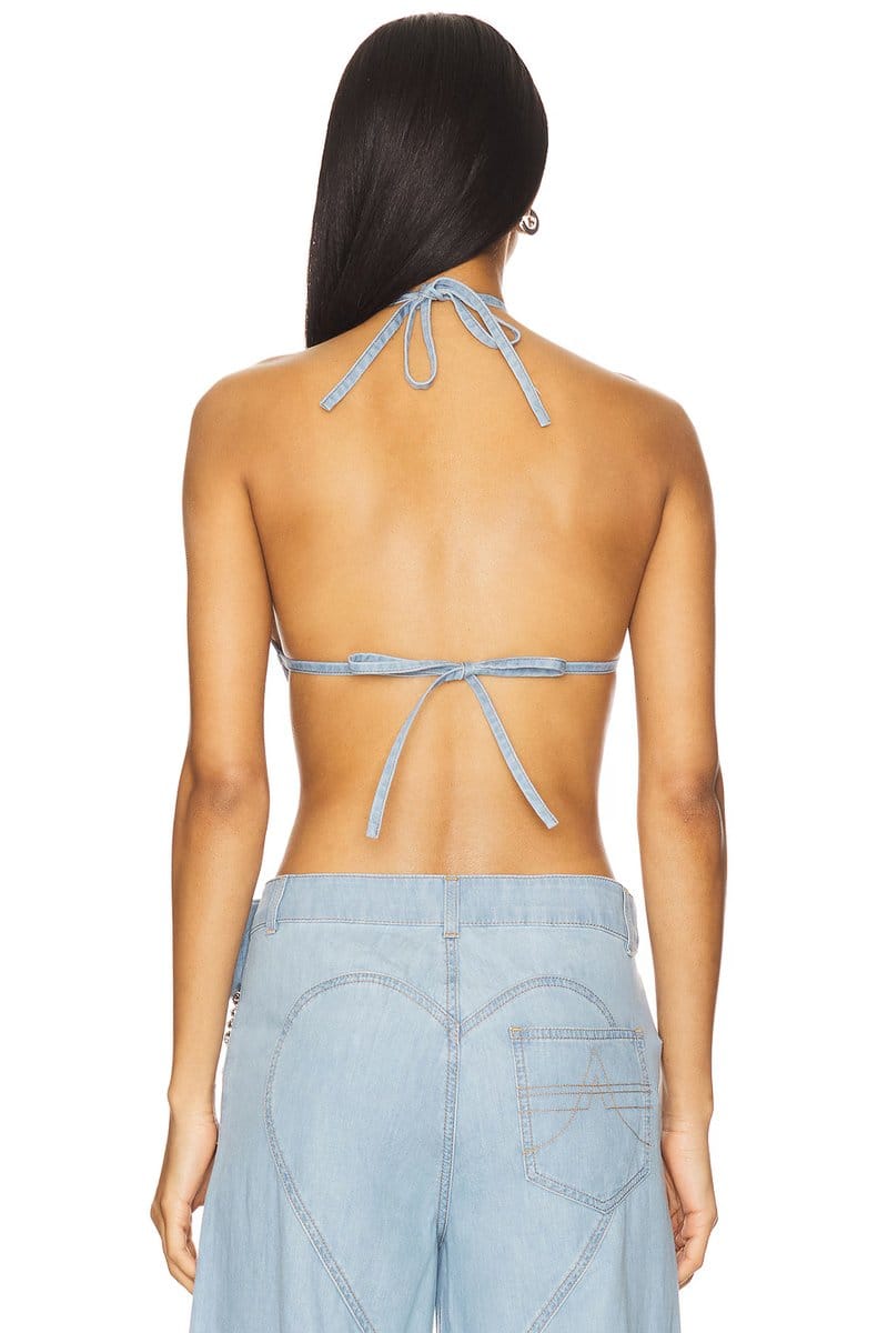 revolve Crystal Rosette Handkerchief Top - 4