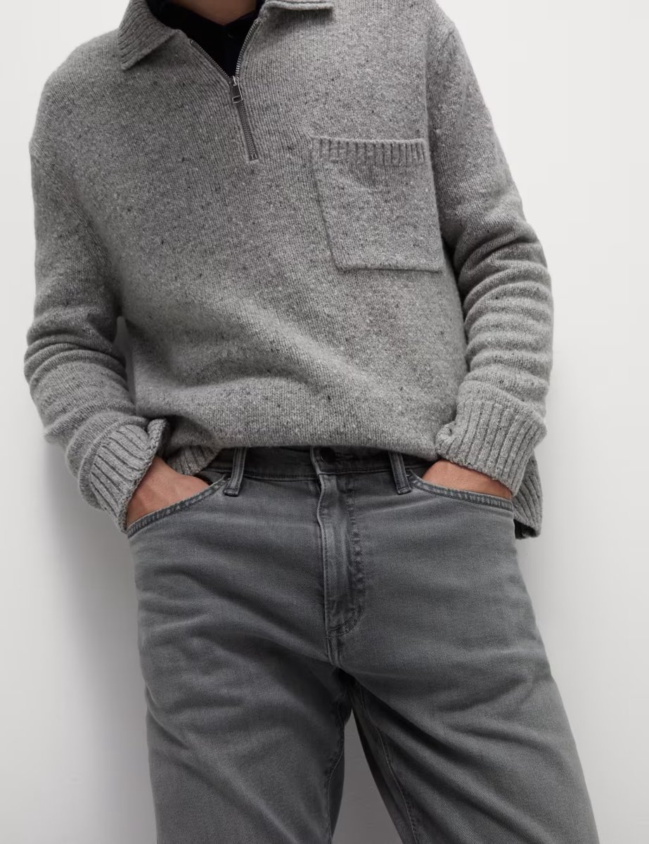 Marks & Spencer M&S Skinny Fit Stretch Jeans Mid Grey - 2