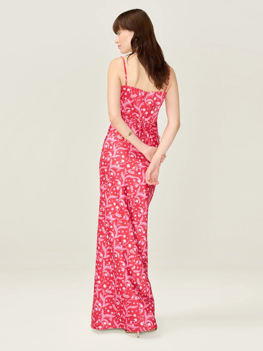 OMNES Jules Dress in Red - 3