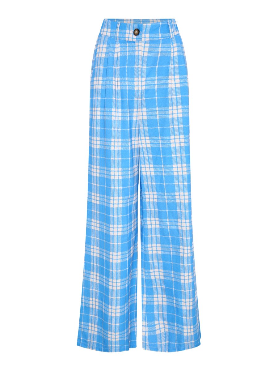 OMNES Samara Wide Leg Checked Trouser - 4