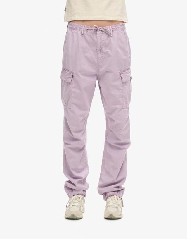 ASOS Superdry Low rise para cargo pants in soft lilac - 2