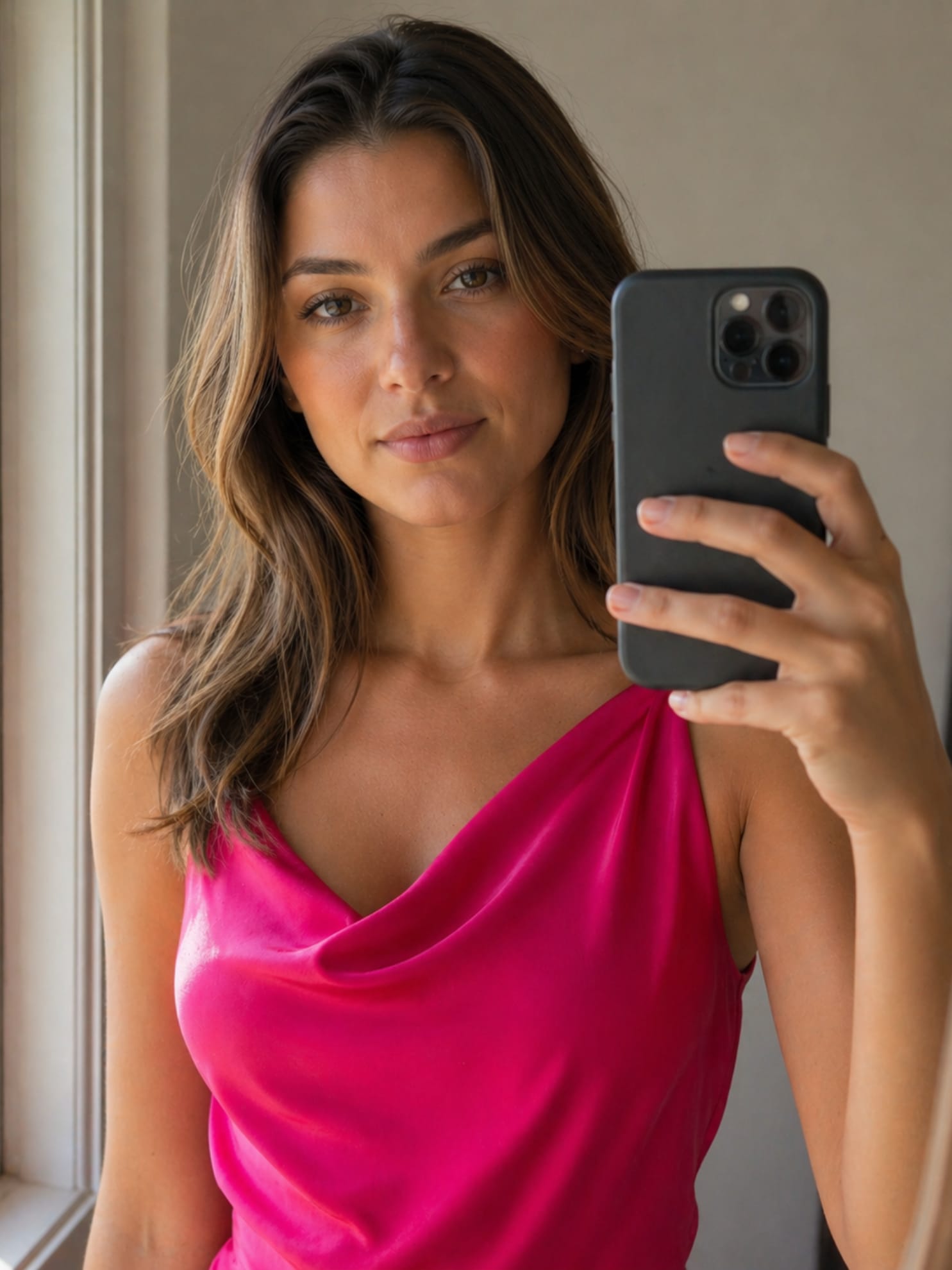 Sanity check in a mirror or photo
