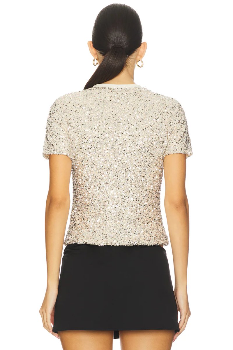 revolve Sequin T-shirt - 3