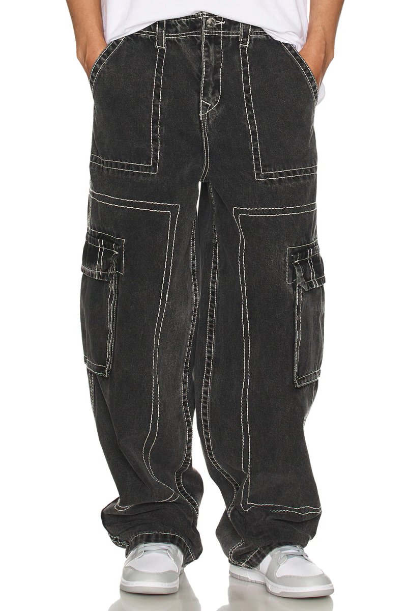 revolve Denim Big T Cargo Pants - 4