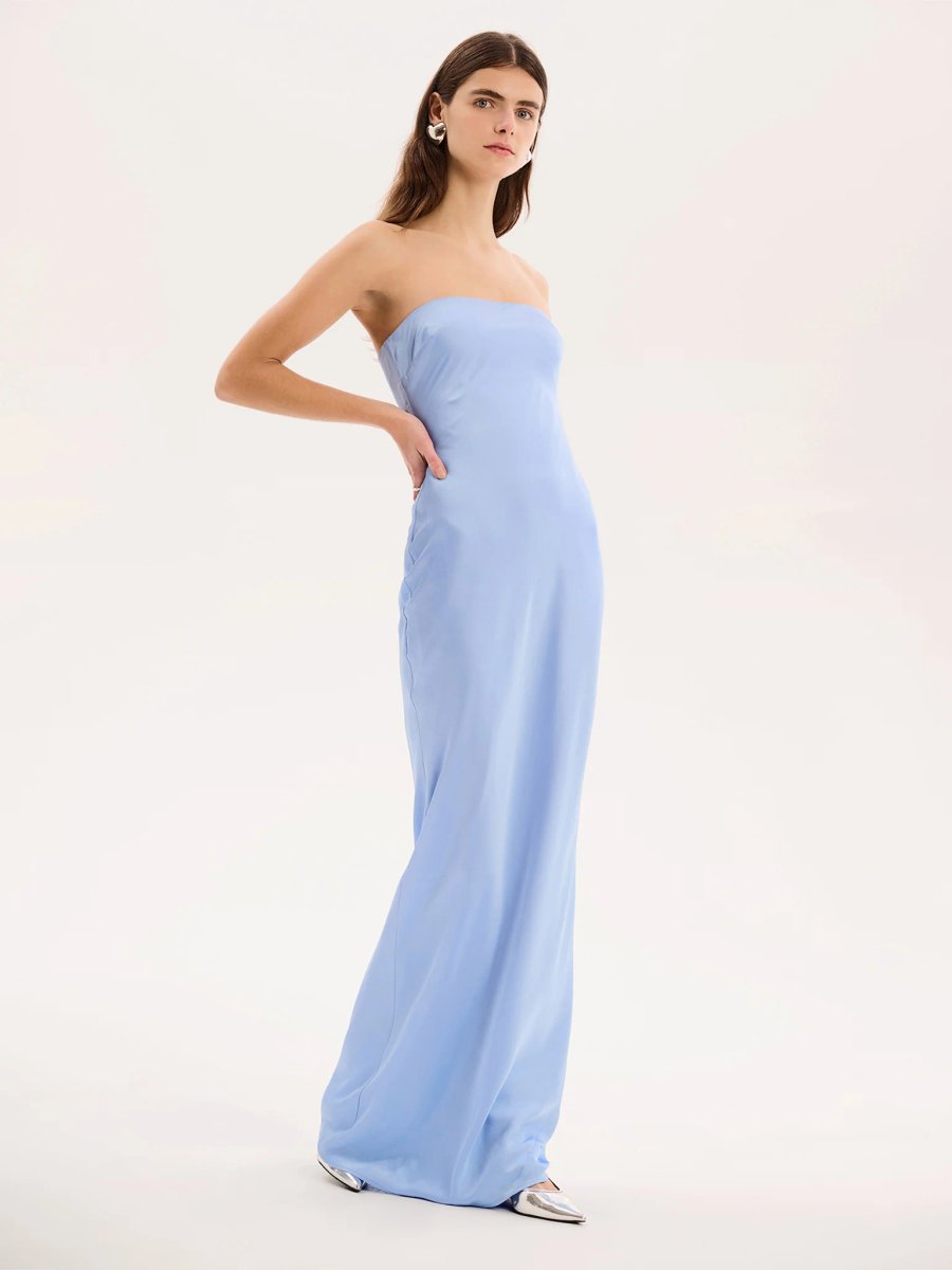 OMNES Amdra Maxi Dress in Light Blue - 2