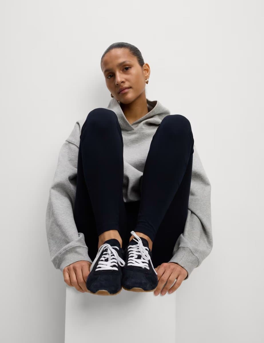 Marks & Spencer M&S High Waisted Leggings in Blue/Black