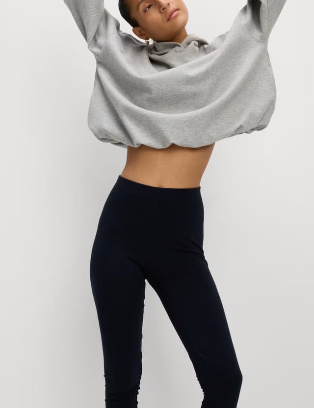 Marks & Spencer M&S 2 Pack High Waisted Leggings Blue/Black - 2