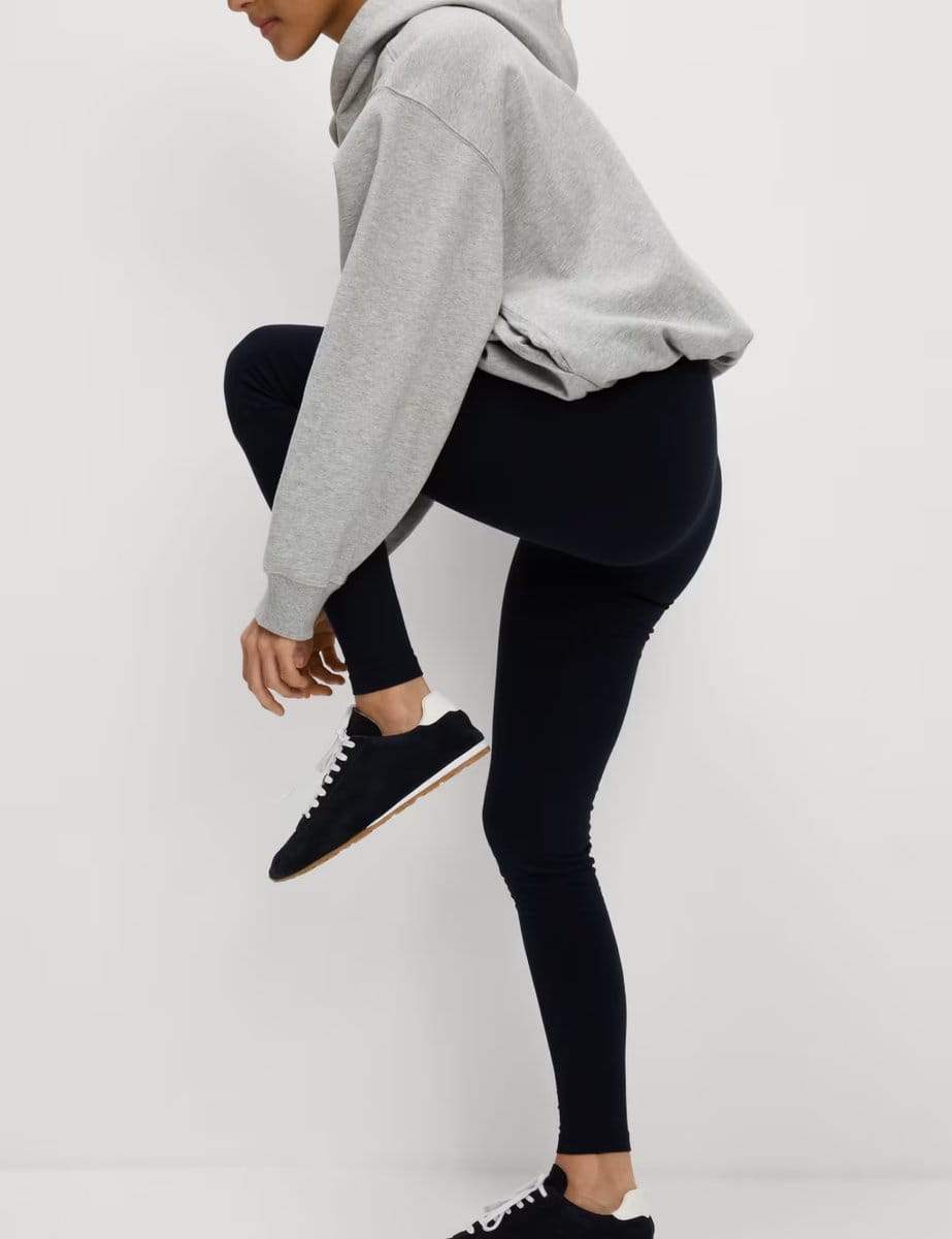 Marks & Spencer M&S 2 Pack High Waisted Leggings Blue/Black - 4