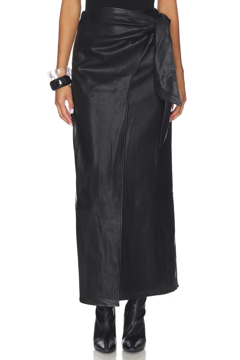revolve Kassidy Faux Leather Skirt