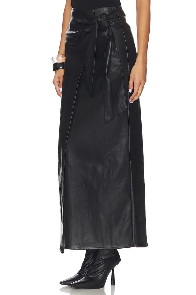 revolve Kassidy Faux Leather Skirt - 3