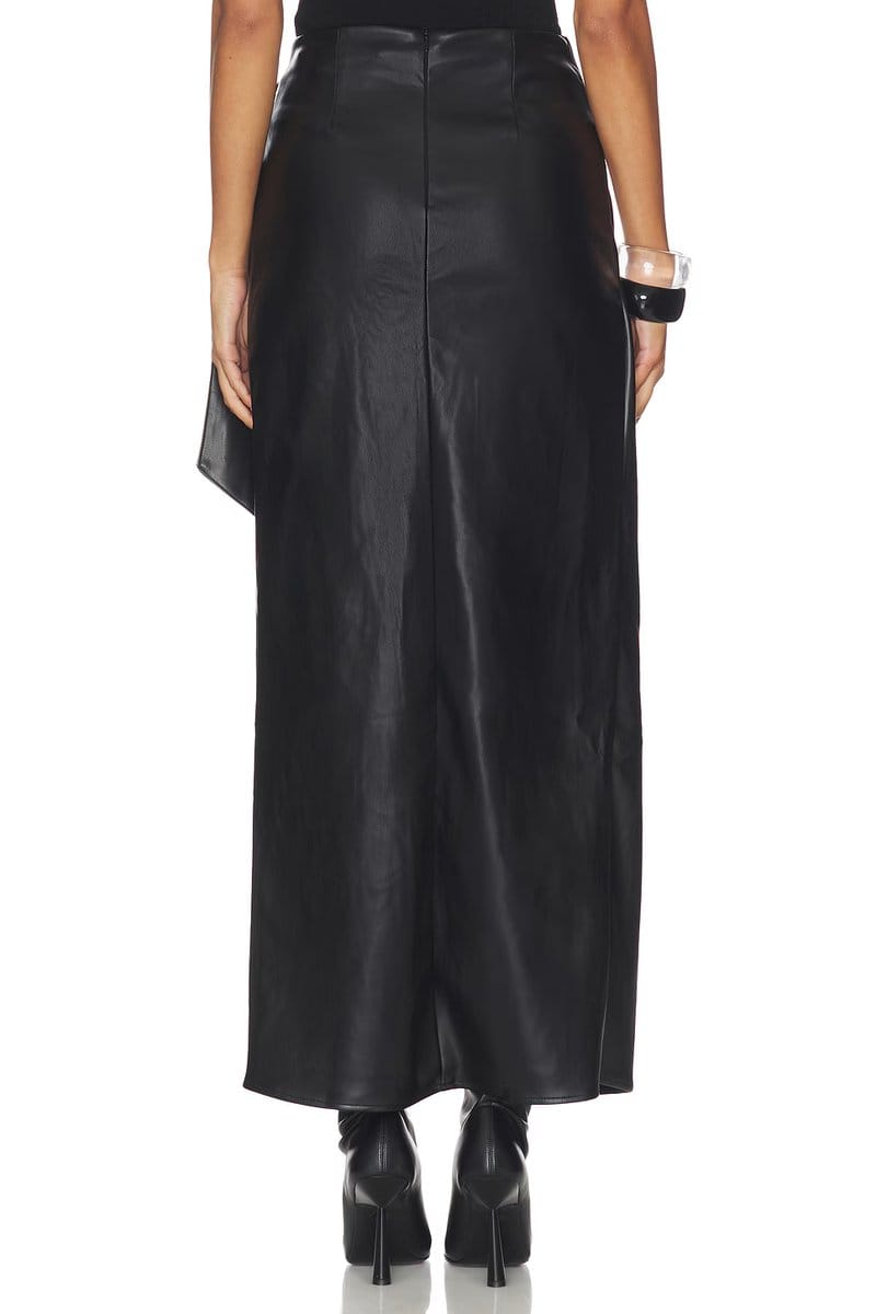 revolve Kassidy Faux Leather Skirt - 4