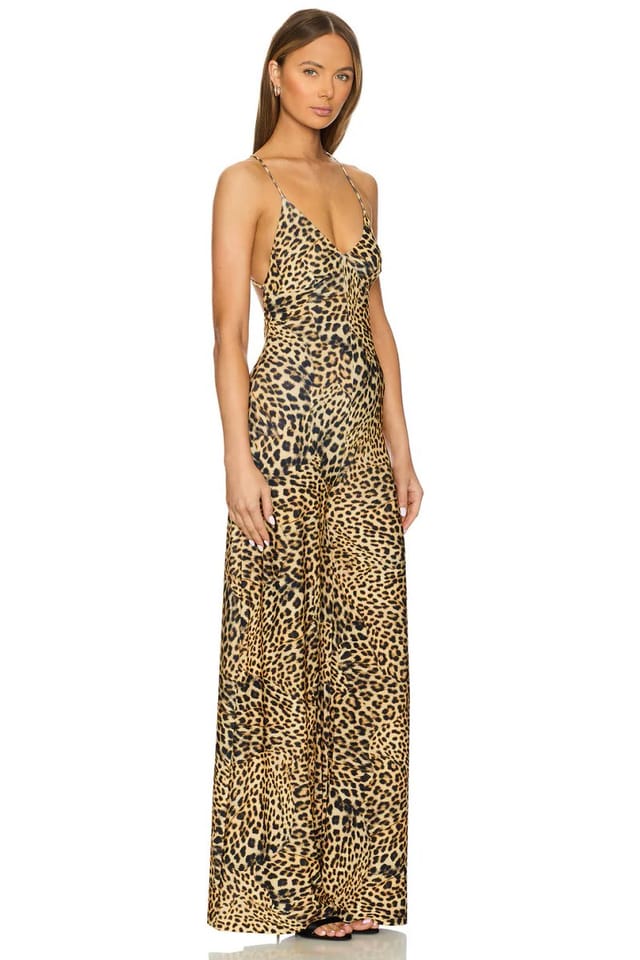 revolve Low Back Slip Jumpsuit - 2