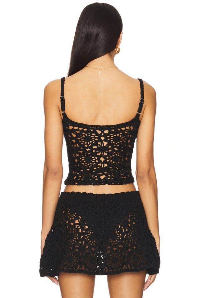 revolve Seaside Crochet Tank - 3