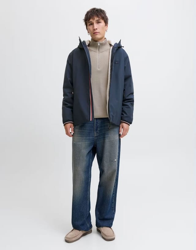 ASOS Jack & Jones Jacket in navy blazer - 3