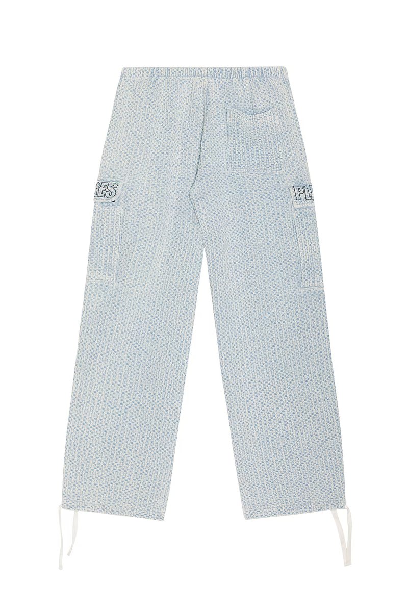 revolve Knitted Indigo Cargo Pants - 2