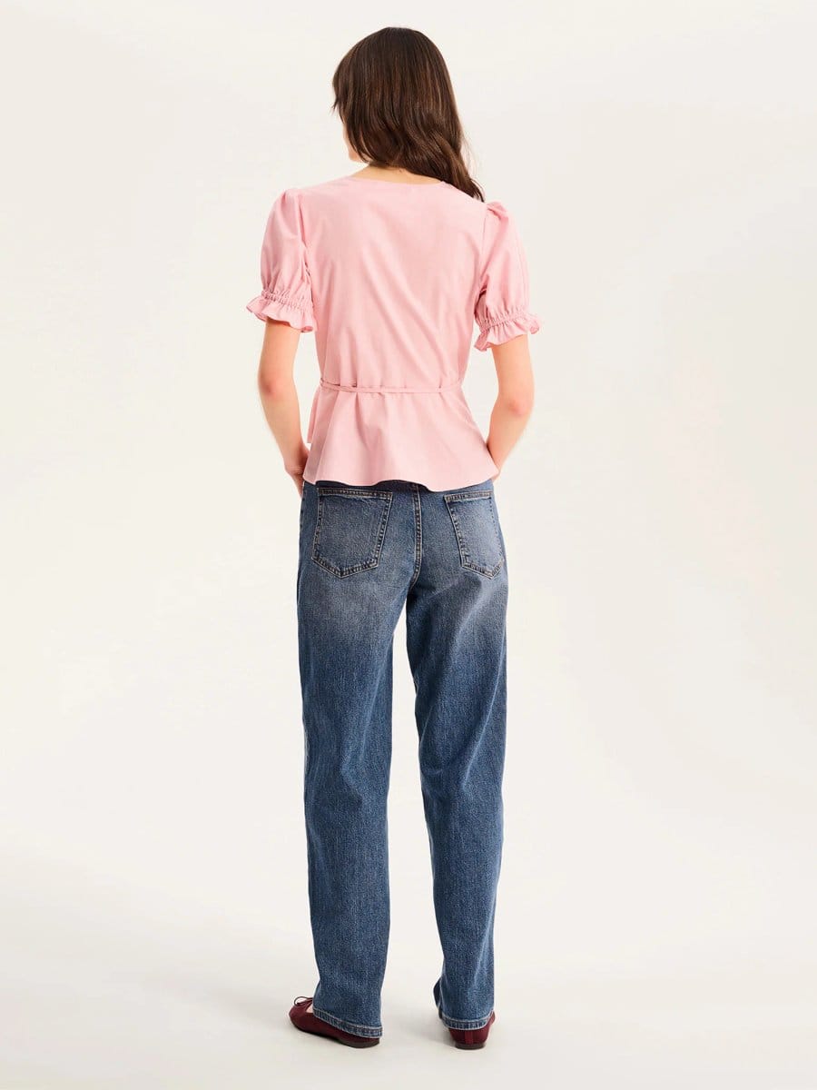 OMNES Angelina Top in Pink - 4