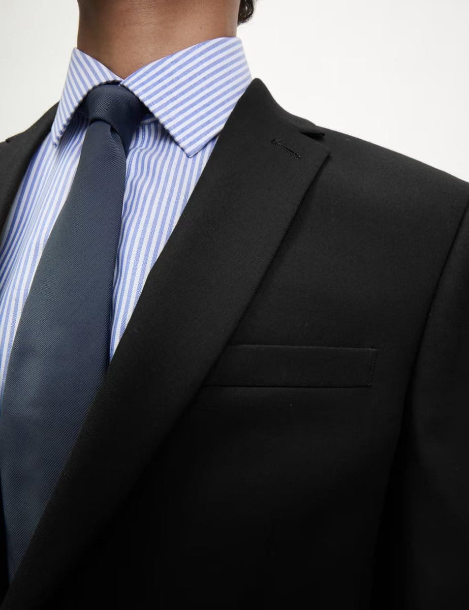 Marks & Spencer M&S Skinny Fit Stretch Suit Jacket Black - 4