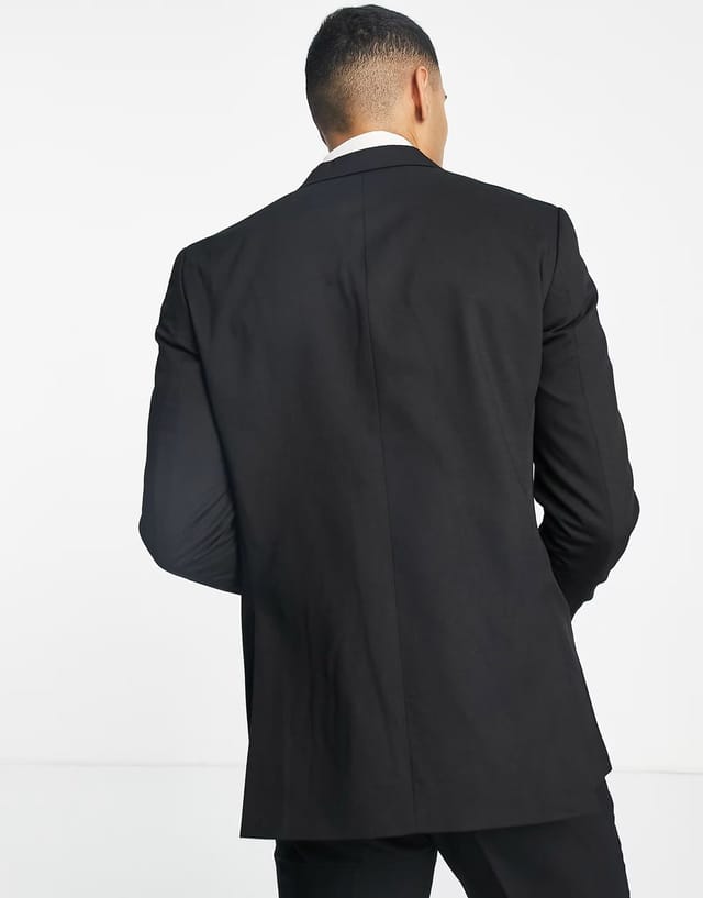ASOS Jack & Jones Premium slim suit jacket in black - 3