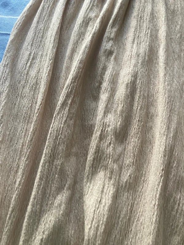 ASOS Asos Design crinkle drop waste maxi skirt in stone size 8