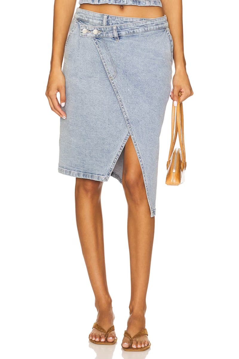 revolve Etch Denim Skirt