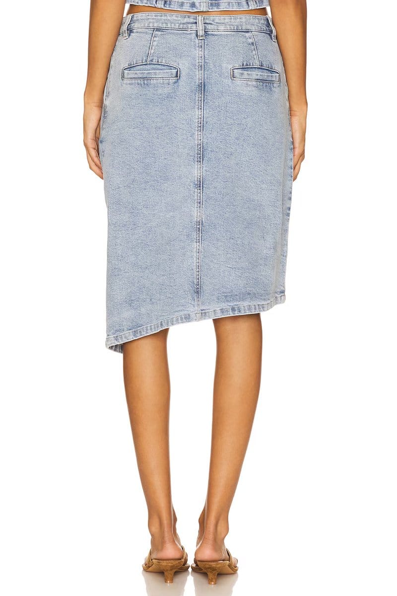 revolve Etch Denim Skirt - 4