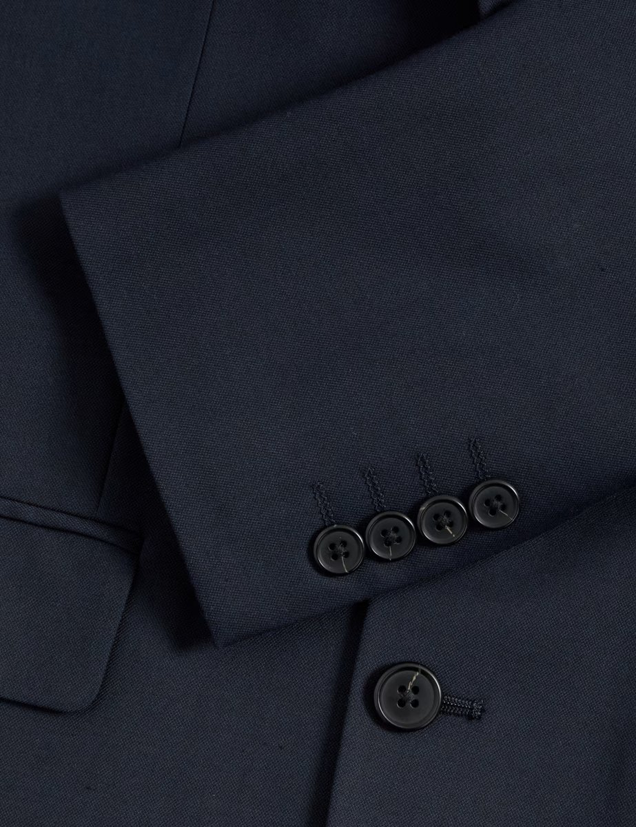 Marks & Spencer M&S Regular Fit Stretch Suit Jacket Navy - 2