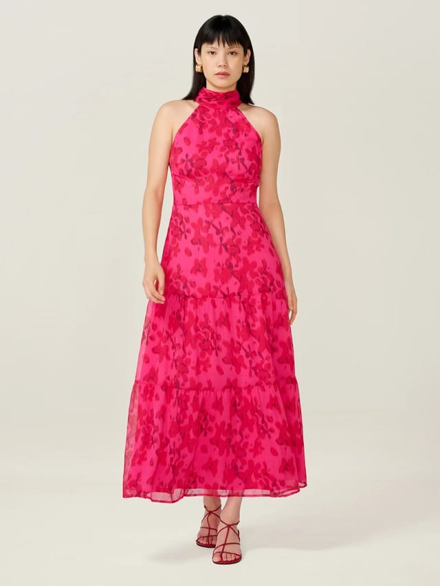 OMNES Romeo Dress in Hazy Petal Print - 3