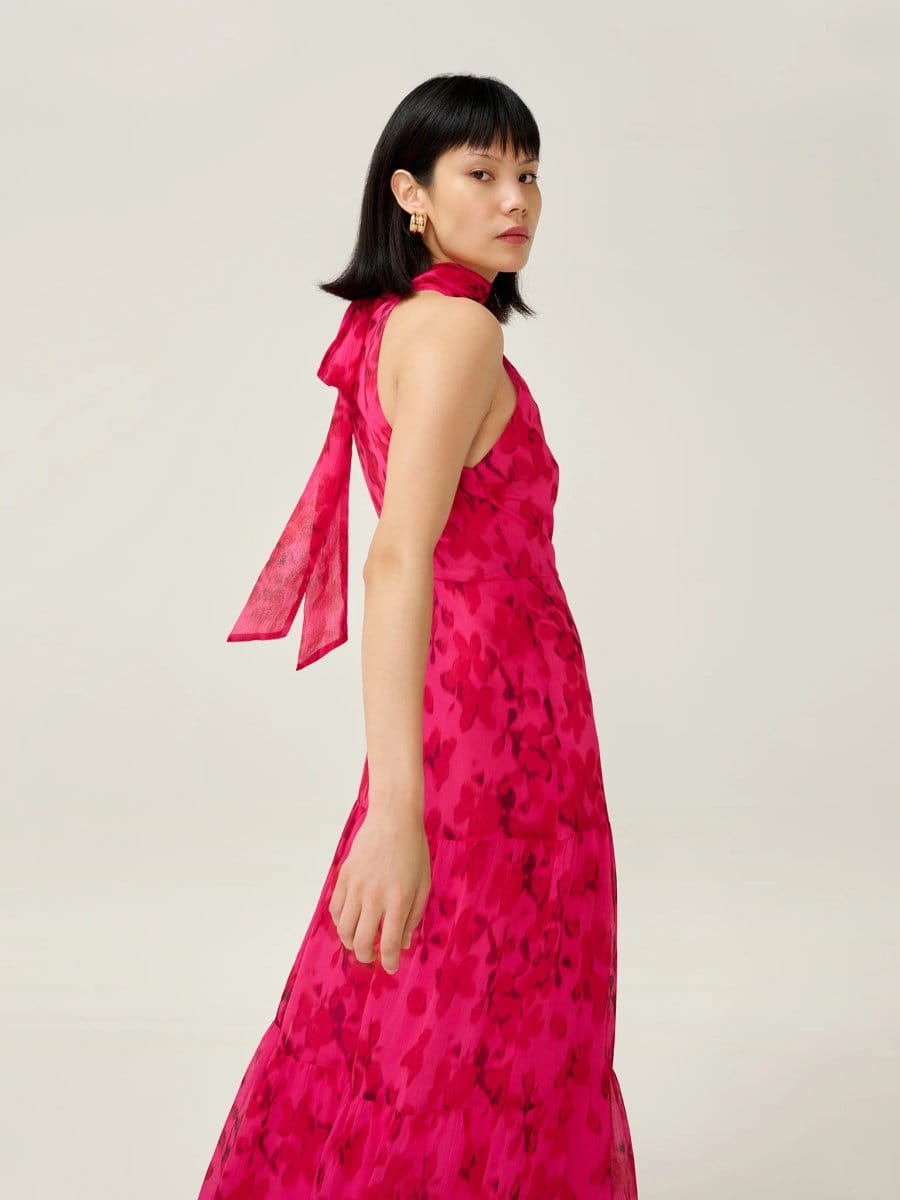 OMNES Romeo Dress in Hazy Petal Print - 4