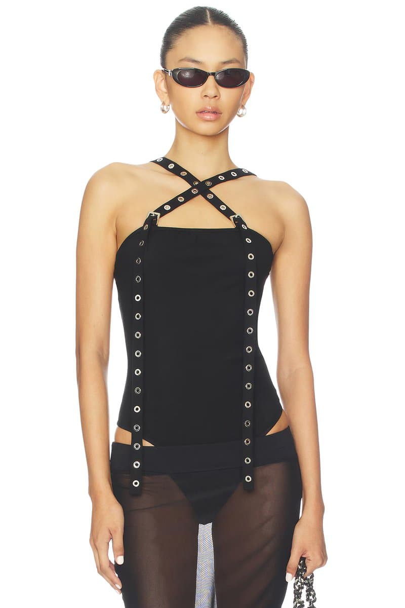 revolve Revolve Palmatic Studio Corset Top in Black